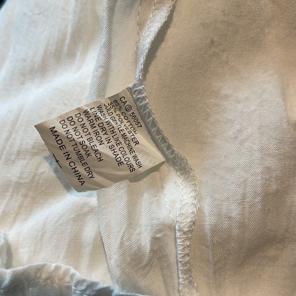 WILDFIRE Size 6 White Lined Summer DressAdjustable - Picture 10 of 12